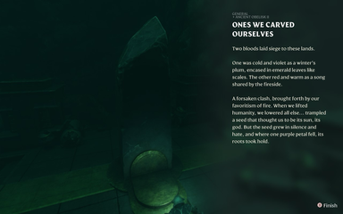 Ones We Carved Ourselves