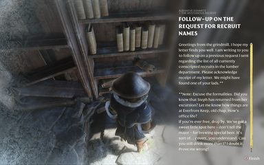 Follow-Up On The Request For Recruit Names
