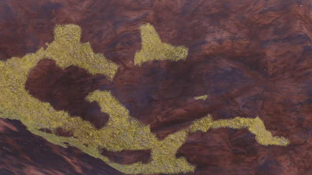You can mine Sulfur Deposits in the Nomad Highlands. Look for clumps of bright yellow rocks in the ground.