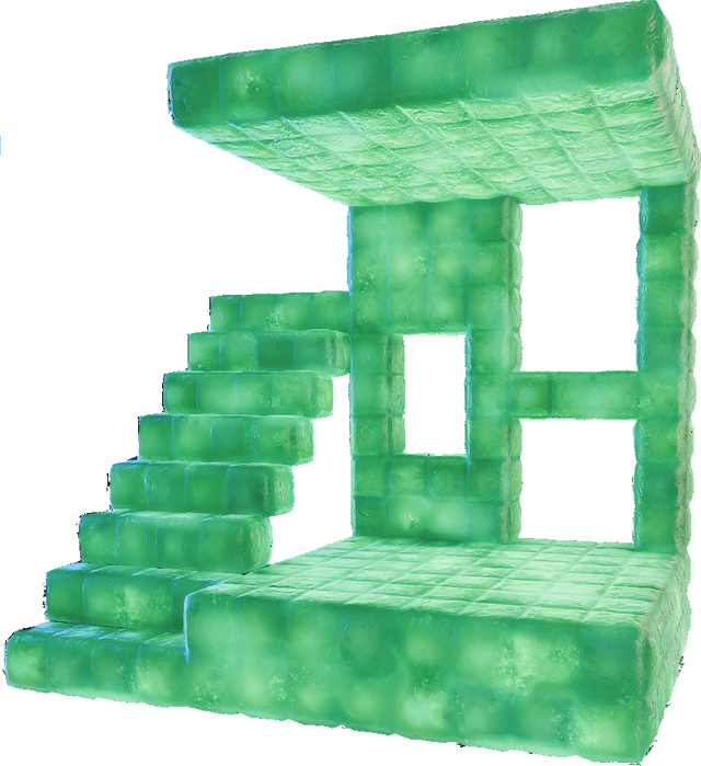 Green Luminescent Block