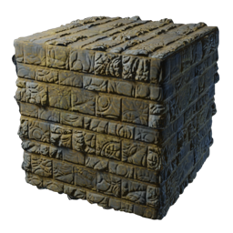 Weathered Ancient Stone Block