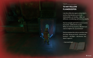 To My Fellow Flamekeeper