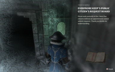 Everfrore Keep’s Public Citizen’s Request Board