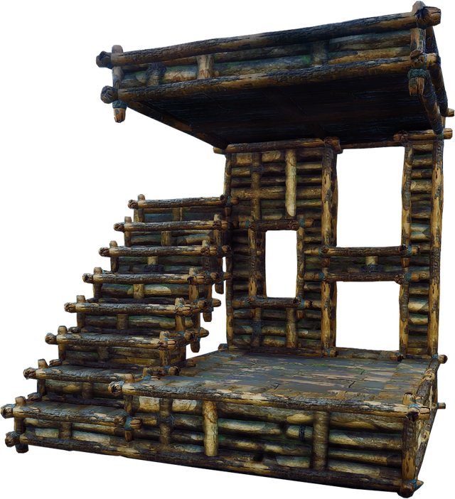 Rough Wood Block
