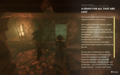 A Grave For All That Are Lost