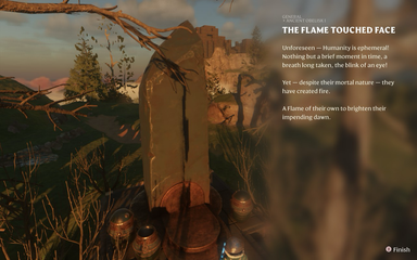The Flame Touched Face