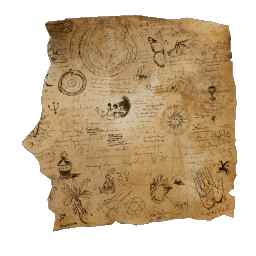Ripped Alchemist's Wall Hanging (Right)