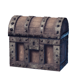 A wooden chest. Typically contains Consumables.