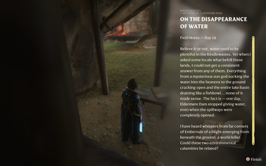 On The Disappearance Of Water